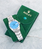Rolex Date 34 Tiffany Turchese Oyster 1501 Blue Hawaiian 